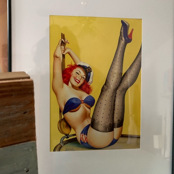 Sailor girl pinup print by Peter Driben - Picture 2 of 4
